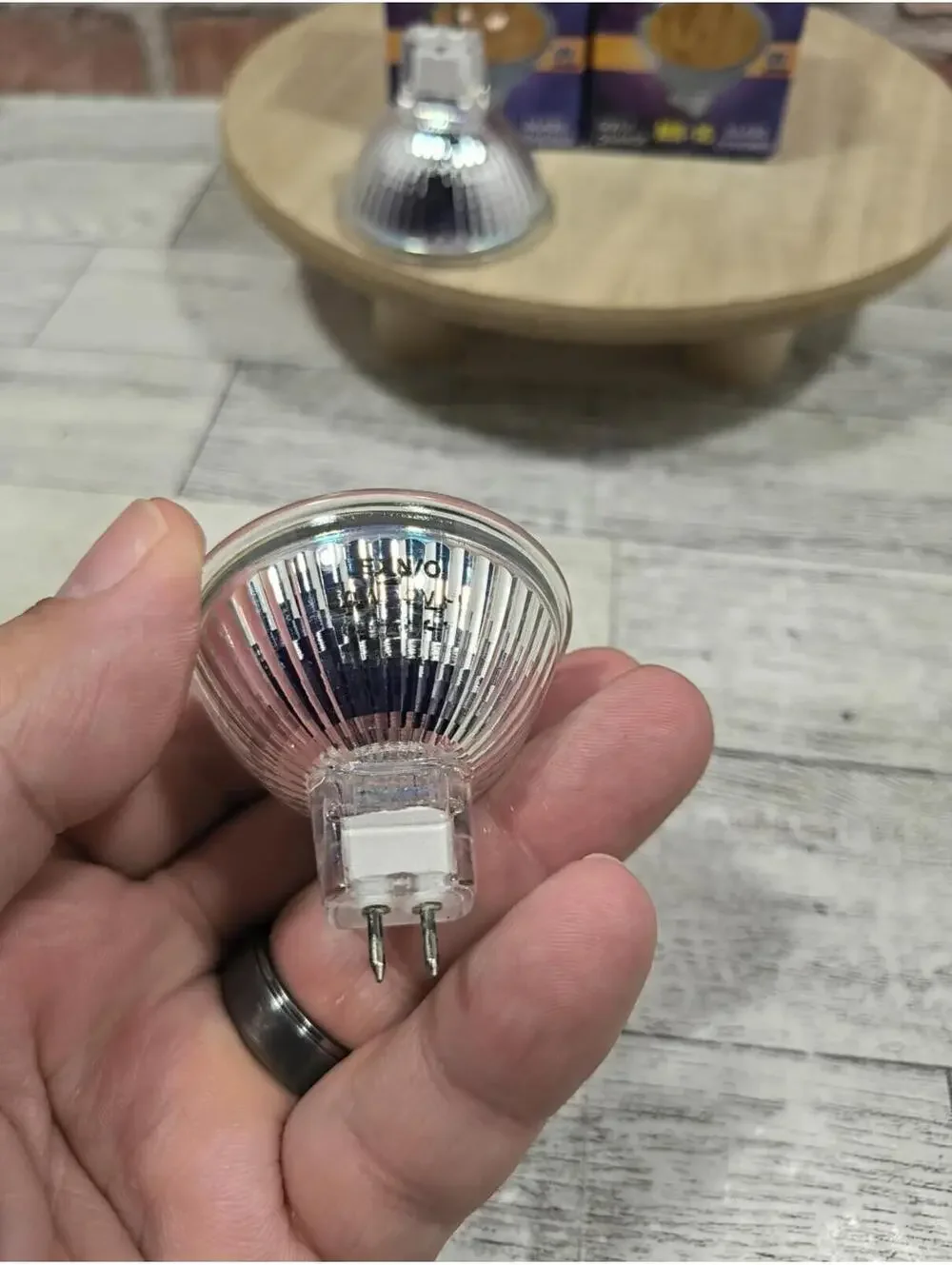 BULBRITE XP Dichroic Halogen Lamp GU5.3 50W 12V MR-16 UV Stop Orange NIB 2pk